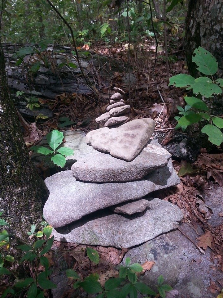 Cairn on AT Approach Trail